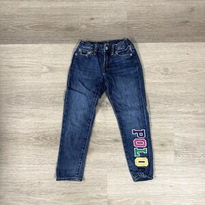 Polo Ralph Lauren The Astor Slim Boyfriend Denim Spell Out Logo Jeans Girls 5